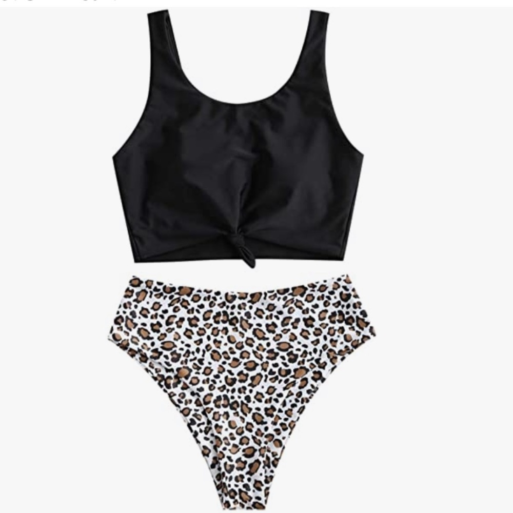 Women's Knotted Two Piece Set Swimsuit